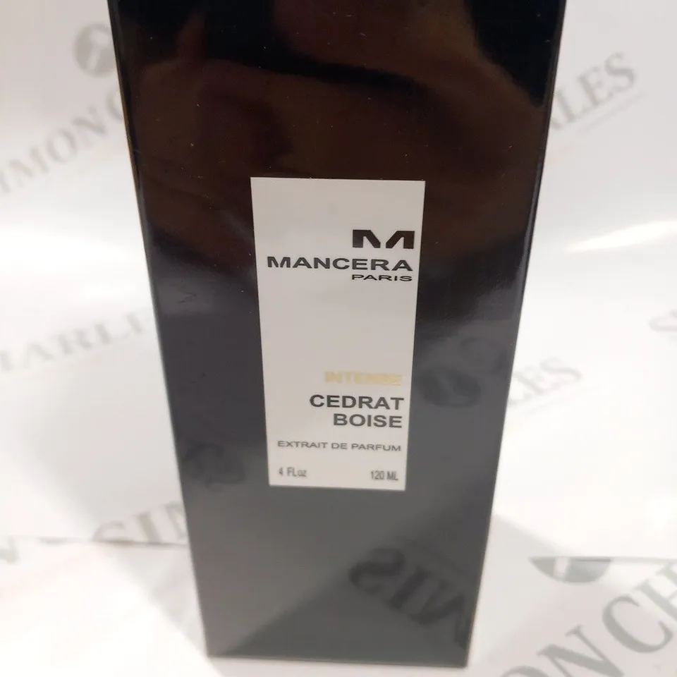 BOXED AND SEALED MANCERA PARIS INTENSE CEDRAT BOISE EXTRAIT DE PARFUM 120ML