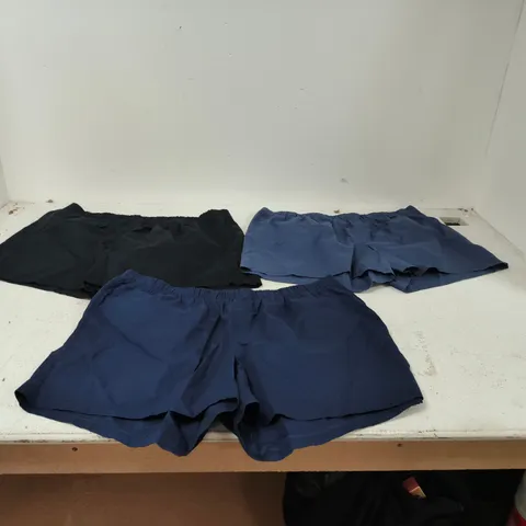 JACK & JONES JAC MILANO WOVEN BOXERS 3-PACK – NAVY/BLUE/BLACK – UK 3XL