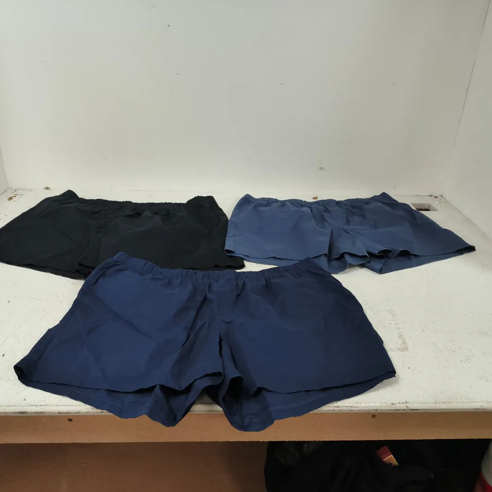 JACK & JONES JAC MILANO WOVEN BOXERS 3-PACK – NAVY/BLUE/BLACK – UK 3XL