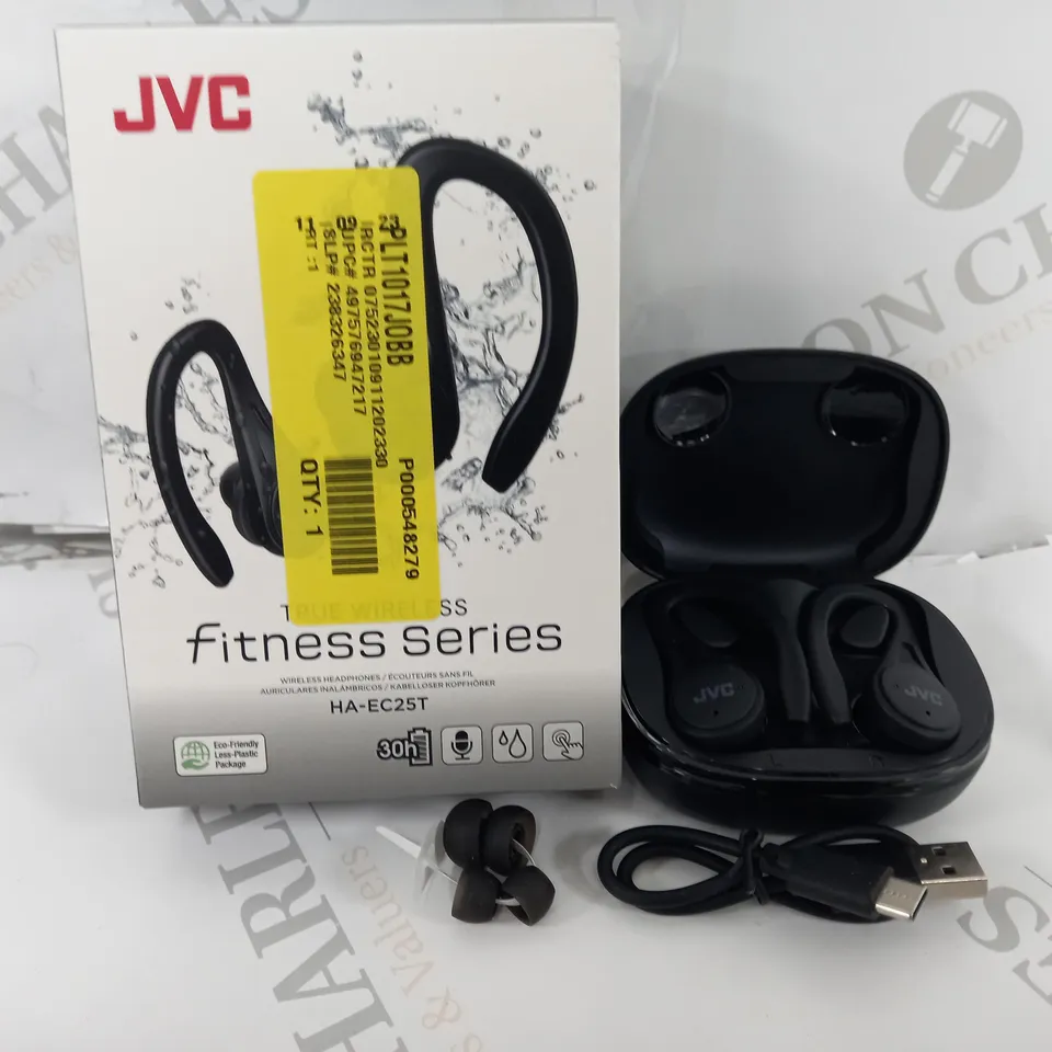 BOXED JVC TRUE WIRELESS FITNESS EARBUDS