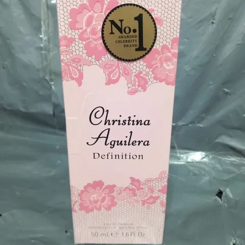 BOXED AND SEALED CHRISTINA AGUILERA DEFINITION EAU DE PARFUM 50ML