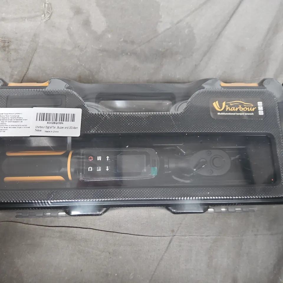 Harbour Digital Torque Wrench Set in Orange/Black Carry Case