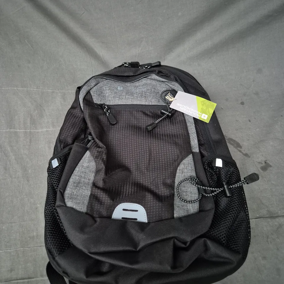 MOUNTAIN WAREHOUSE QUEST LAPTOP BAG 30L BACKPACK – BLACK/GREY