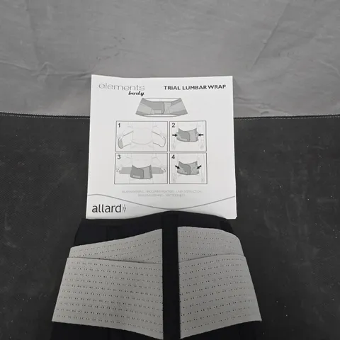 ELEMENTS BODY TRIAL LUMBAR WRAP – BACK SUPPORT BELT