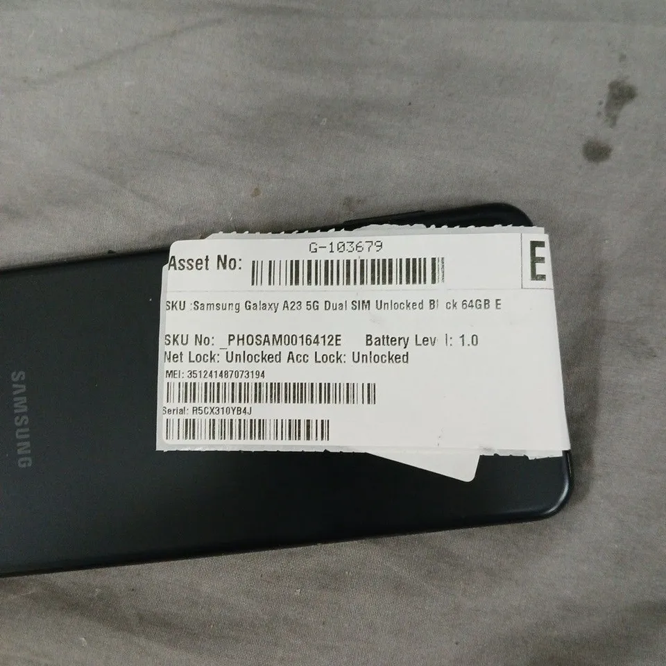 SAMSUNG GALAXY A23 5G – BLACK, 64GB, DUAL SIM, UNLOCKED (SIM-FREE)