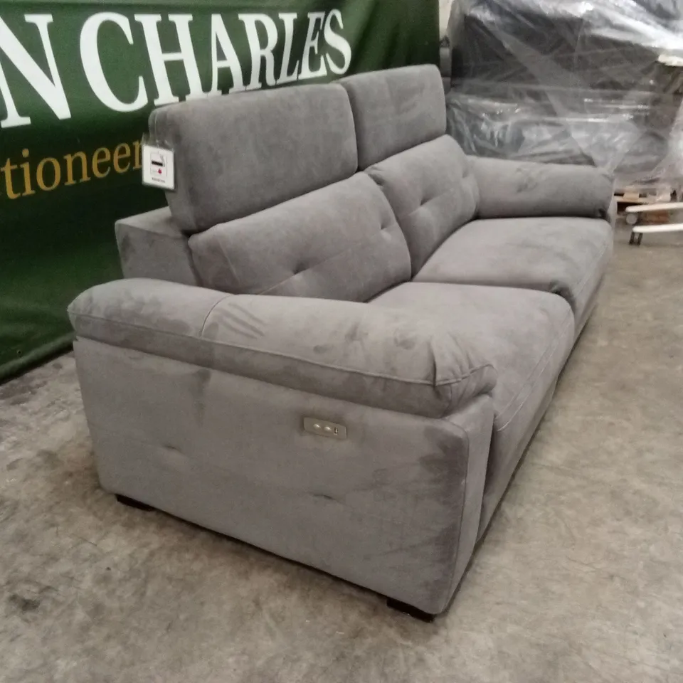 BOWEN FABRIC 3 SEATER POWER RECLINER SOFA RRP £1229