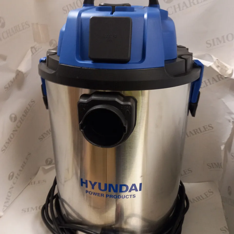 HYUNDAI WET AND DRY VACUUM CLEANER 30L 1400W INDUSTRIAL VACUUM CLEANER