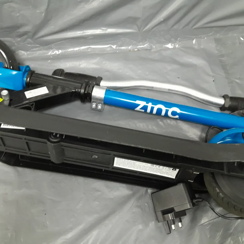 ZINC E4 MAX ELECTRIC SCOOTER - BLUE RRP £139.99