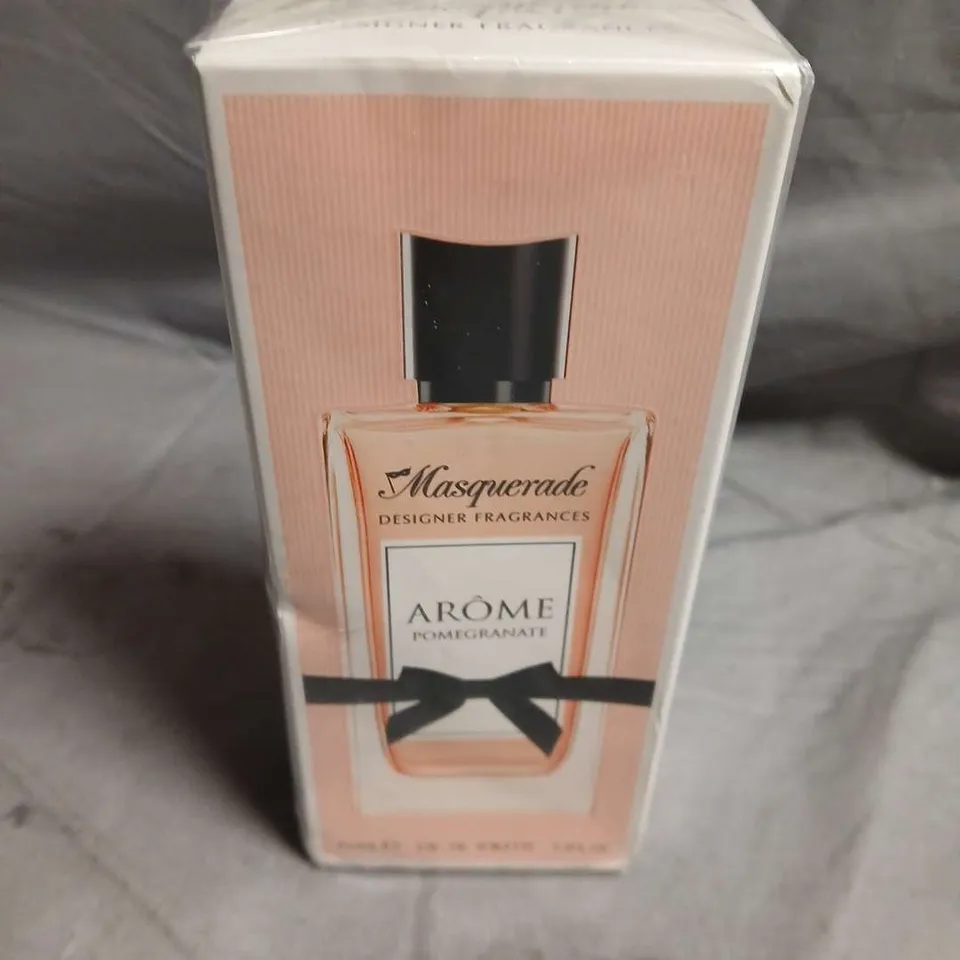 BOXED AND SEALED MASQUERADE AROME POMEGRANATE EAU DE TOILETTE 100ML