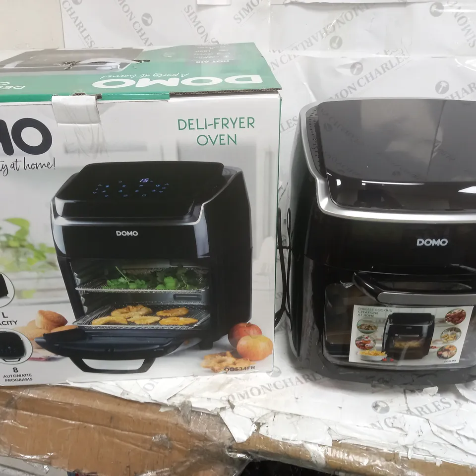 BOXED DOMO DELI AIR FRYER MULTIFUNCTIONAL OVEN