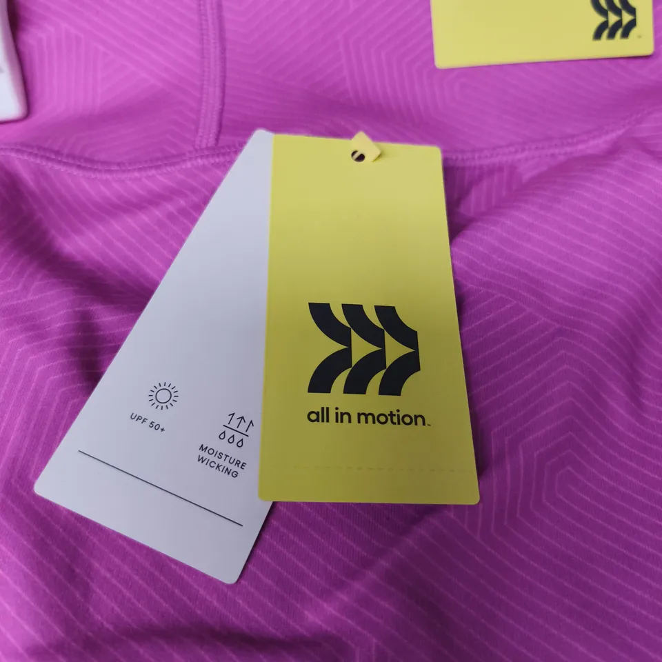 3 X ALL IN MOTION MID-RISE CAPRI PANTS – WOMEN'S PINK, UK 12 (US 8)
