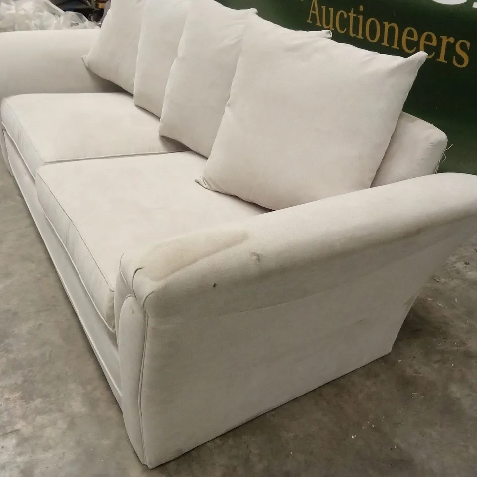 DURY FABRIC 3 SEATER SCATTER BACK SOFA RRP £499
