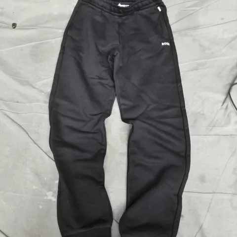BOSS JOGGING BOTTOMS IN BLACK - 12YRS