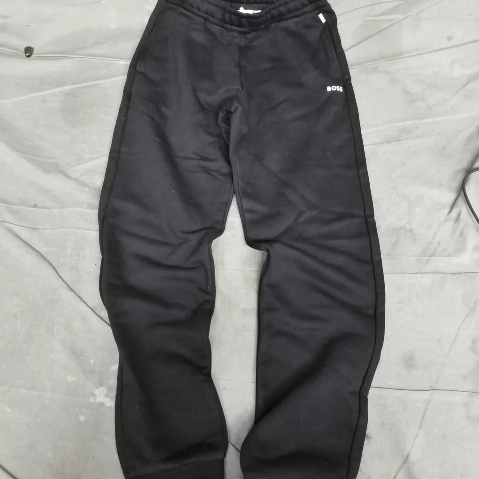 BOSS JOGGING BOTTOMS IN BLACK - 12YRS