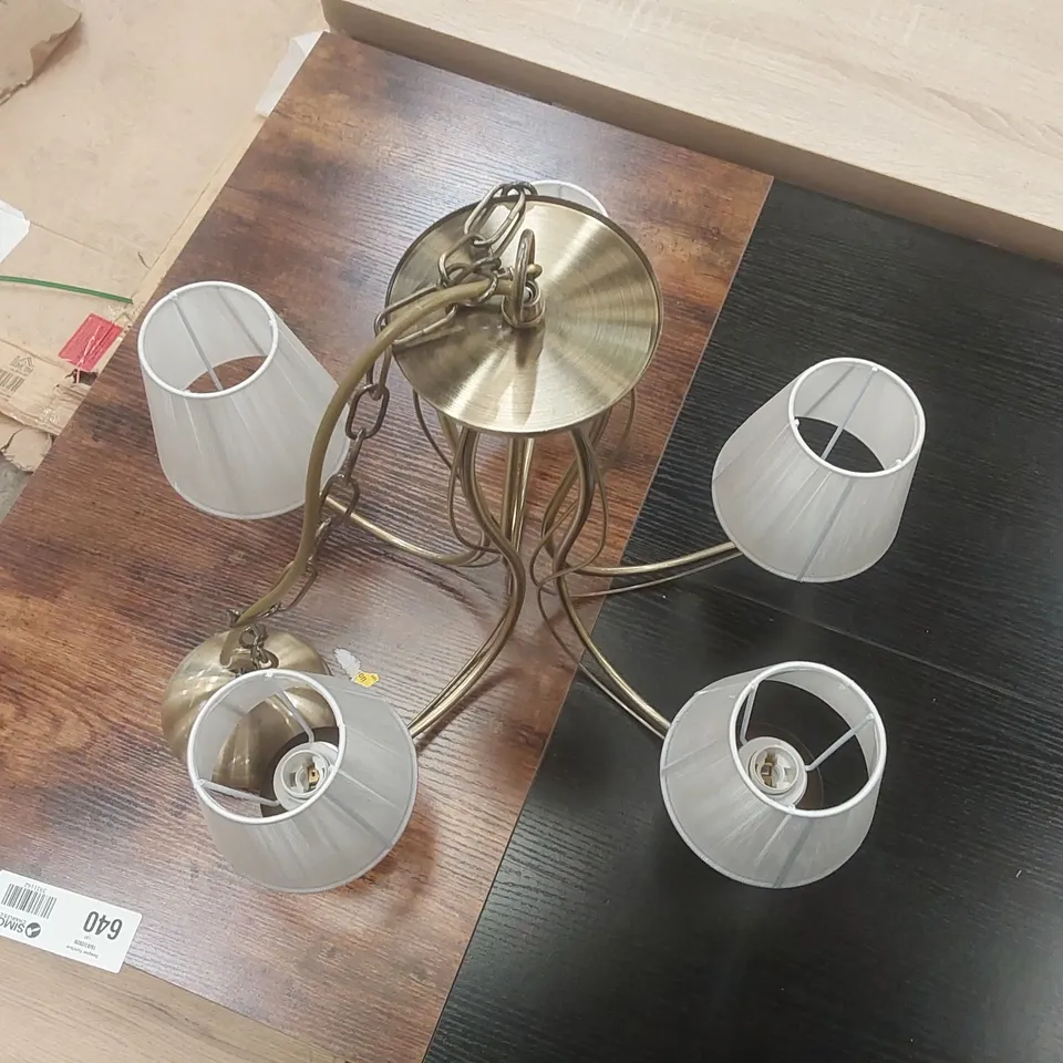 DESIGNER 5-LIGHT CHANDELIER