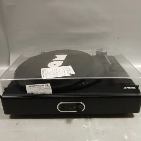 JAM SOUND STREAM+ BLUETOOTH ENABLED TURNTABLE IN BLACK	