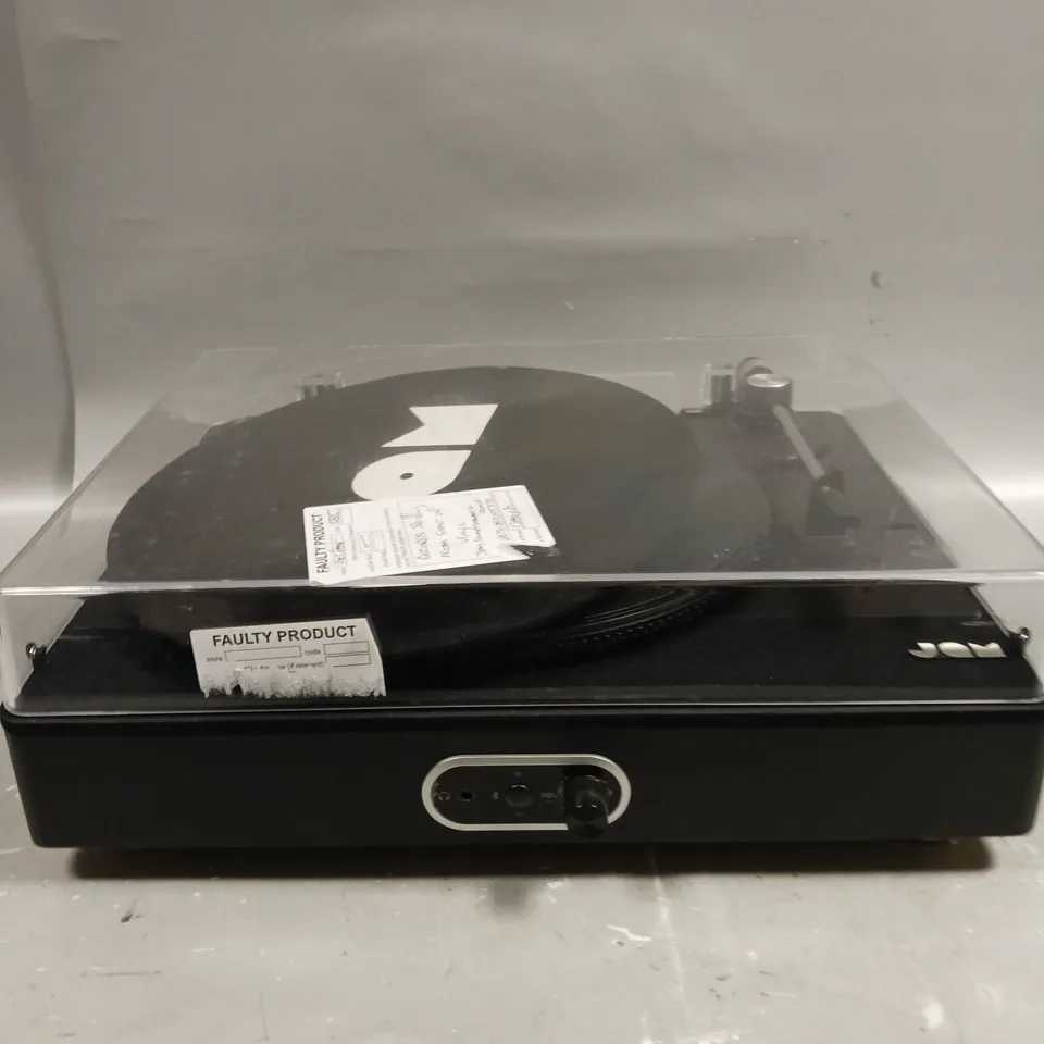 JAM SOUND STREAM+ BLUETOOTH ENABLED TURNTABLE IN BLACK	