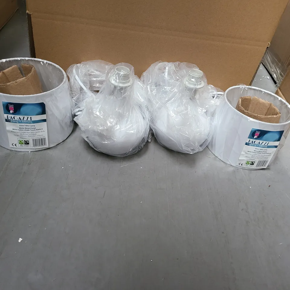 BOX OF 2 DIXIE TL WHITE 