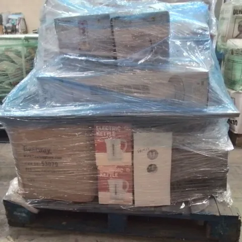PALLET CONTAINING A LARGE QUANTITY OF ELECTRICAL PRODUCTS TO INCLUDE;KETTLE,TOWER FAN,AIR FRYER,MICROWAVE,BLENDER