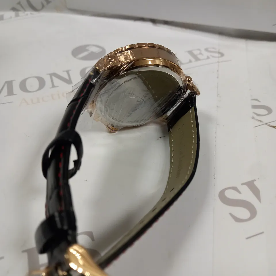 BOXED MANN EGERTON DIMENSION ROSE WATCH 