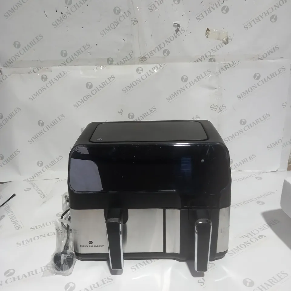 COOK'S ESSENTIALS 7.7L DUAL AIR FRYER 