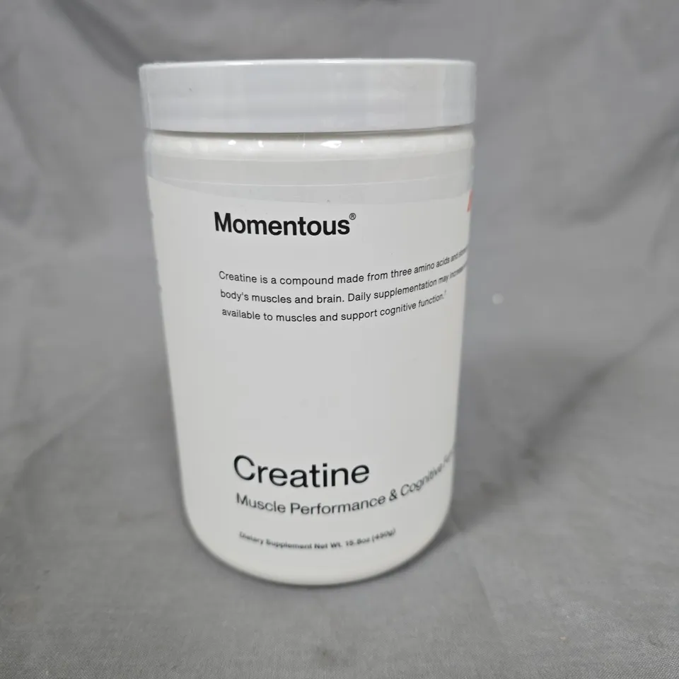 MOMENTOUS CREATINE DIETARY SUPPLEMENT - 450G 