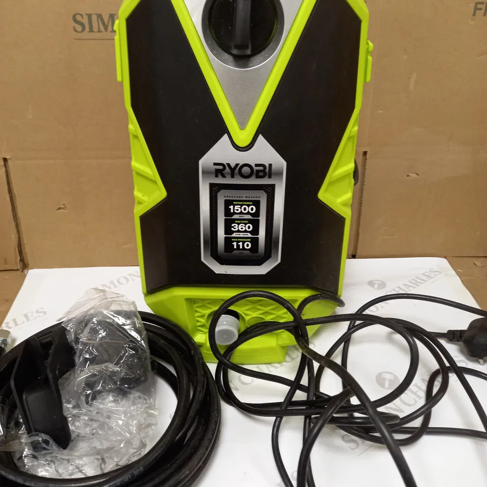 RYOBI RPW110B PRESSURE WASHER