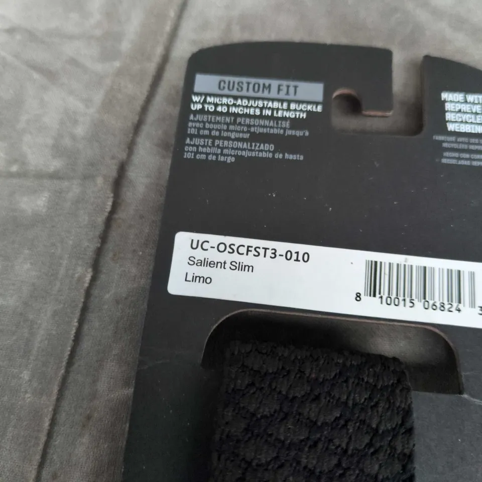 ARCADE PERFORMANCE STRETCH SALIENT SLIM FIT BELT – BLACK, UP TO 40 INCHES