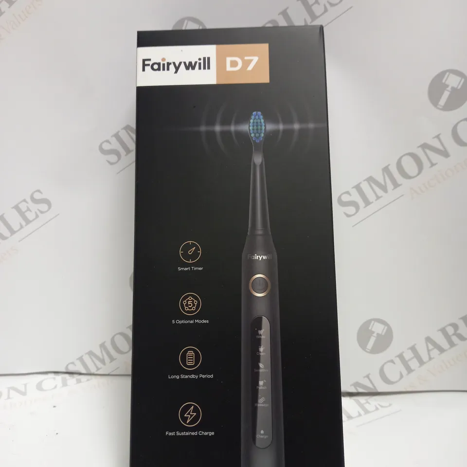 SEALED FAIRYWILL D7 ELETRIC TOOTHBRUSH 