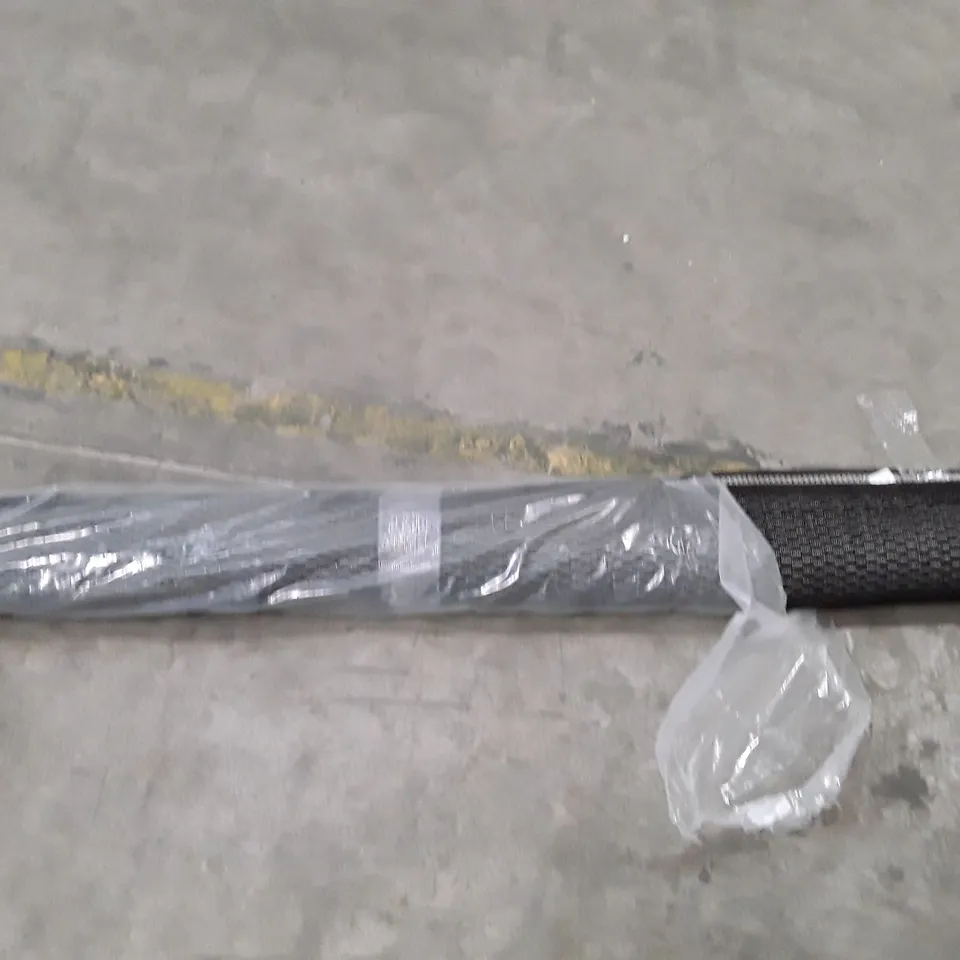 BRAND NEW BLACK TIMBER RUG 200X350CM