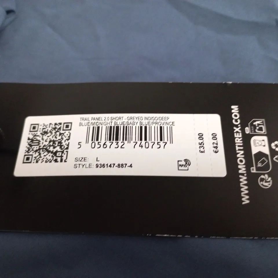 MONTIREX TRAIL PANEL 2.0 SHORT – SIZE LARGE