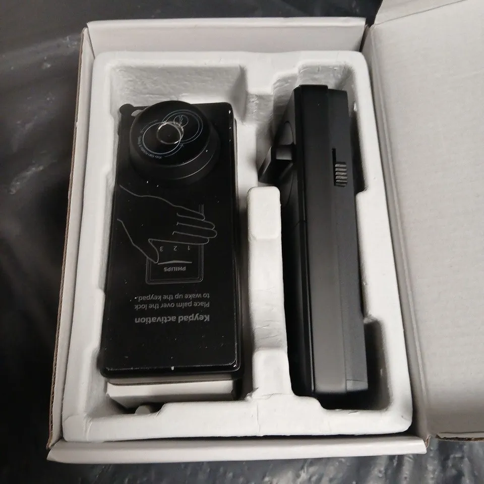 PHILIPS DDL210X-TH HOME ACCESS FINGERPRINT & KEYPAD DEADBOLT LOCK – MATTE BLACK (NEW IN BOX)