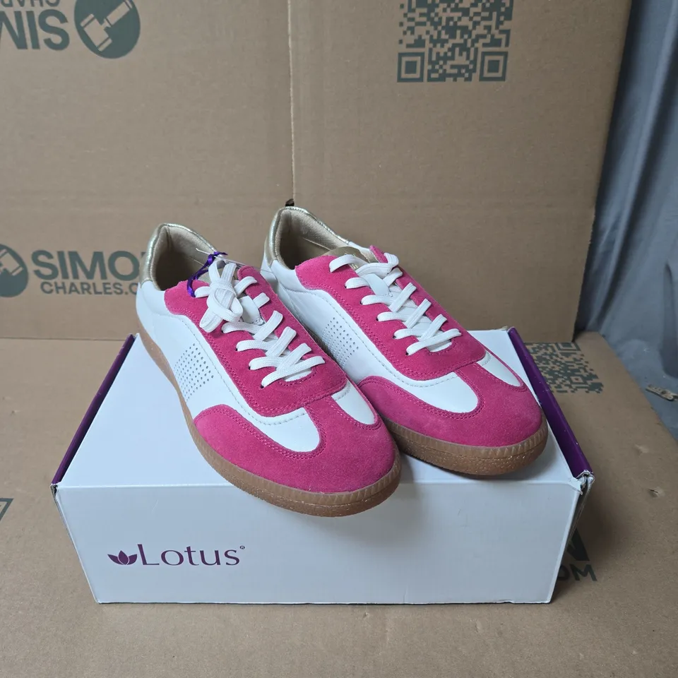 LOTUS FRAPPORTA PINK/MULTI TRAINERS SIZE 41 BOXED