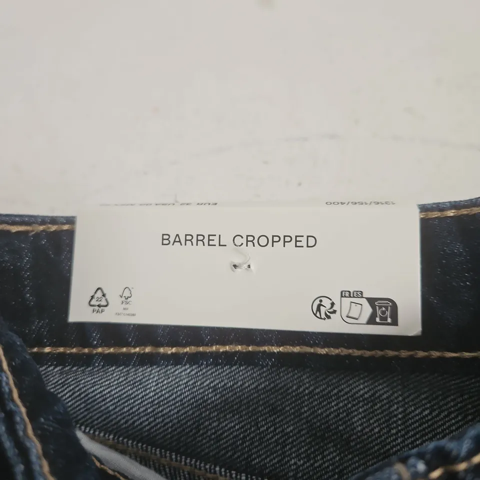 BERSHKA WOMEN'S DENIM JEANS – UK 4 (EU 32 / US 00) MADE IN CAMBODIA