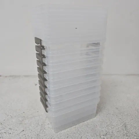 PLASTIC STORAGE CONTAINER WITH LIDS SET  