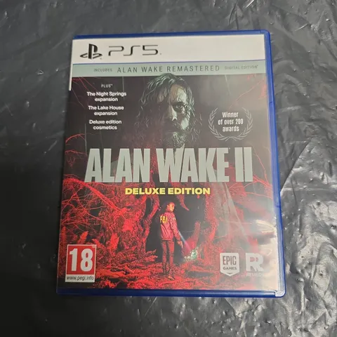 ALAN WAKE II DELUXE EDITION – PS5