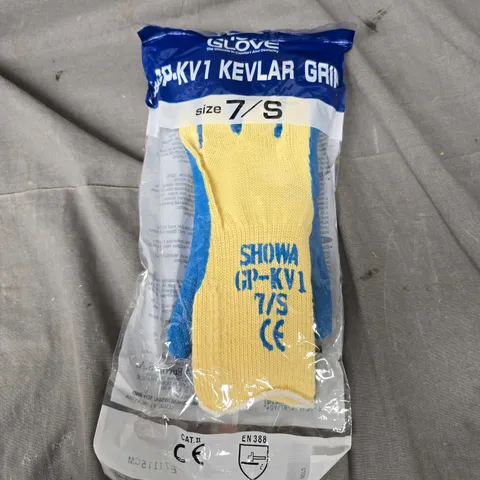 10 X PAIRS OF SHOWA GP-KV1 KEVLAR SAFETY GLOVES - S