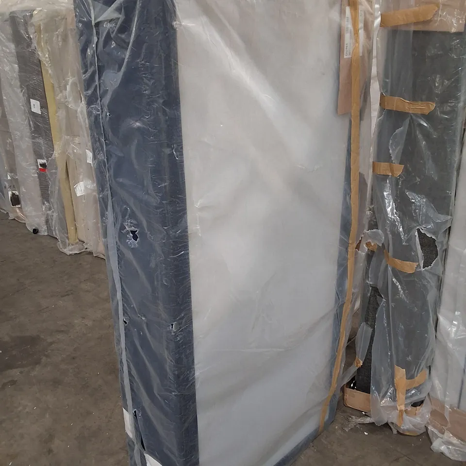 SILENTNIGHT 90CM 0-DRAWER VELVET NAVY DIVAN BASE
