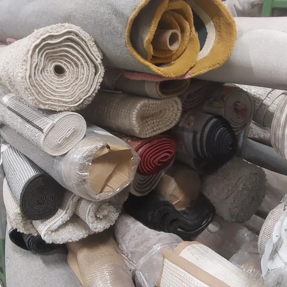 STILLAGE CONTAINING APPROXIMATELY  29x ASSORTED DESIGNER RUGS - STILLAGE NOT INCLUDED