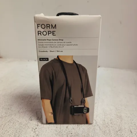 BOXED AND SEALED FORM ROPE MINIMALIST ROPE CAMERA STRAP 