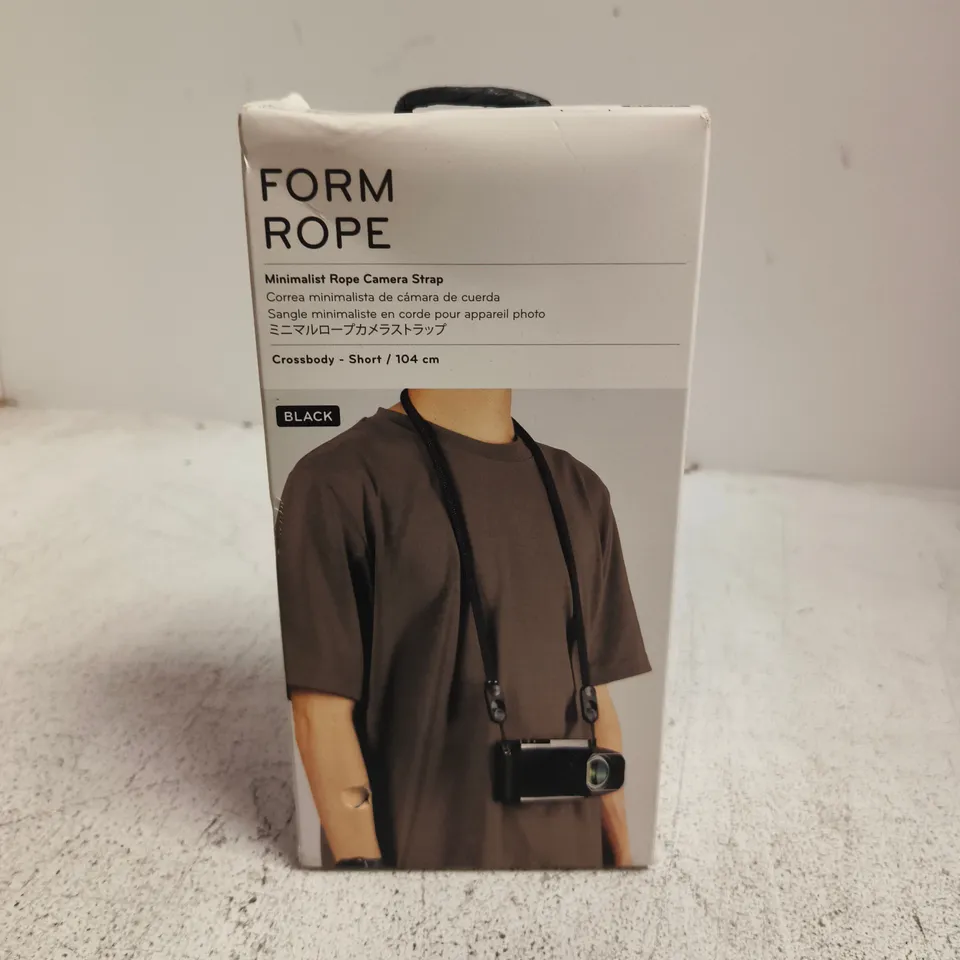 BOXED AND SEALED FORM ROPE MINIMALIST ROPE CAMERA STRAP