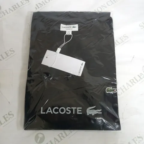 SEALED LACOSTE CLASSIC FIT BLACK T-SHIRT - US XL