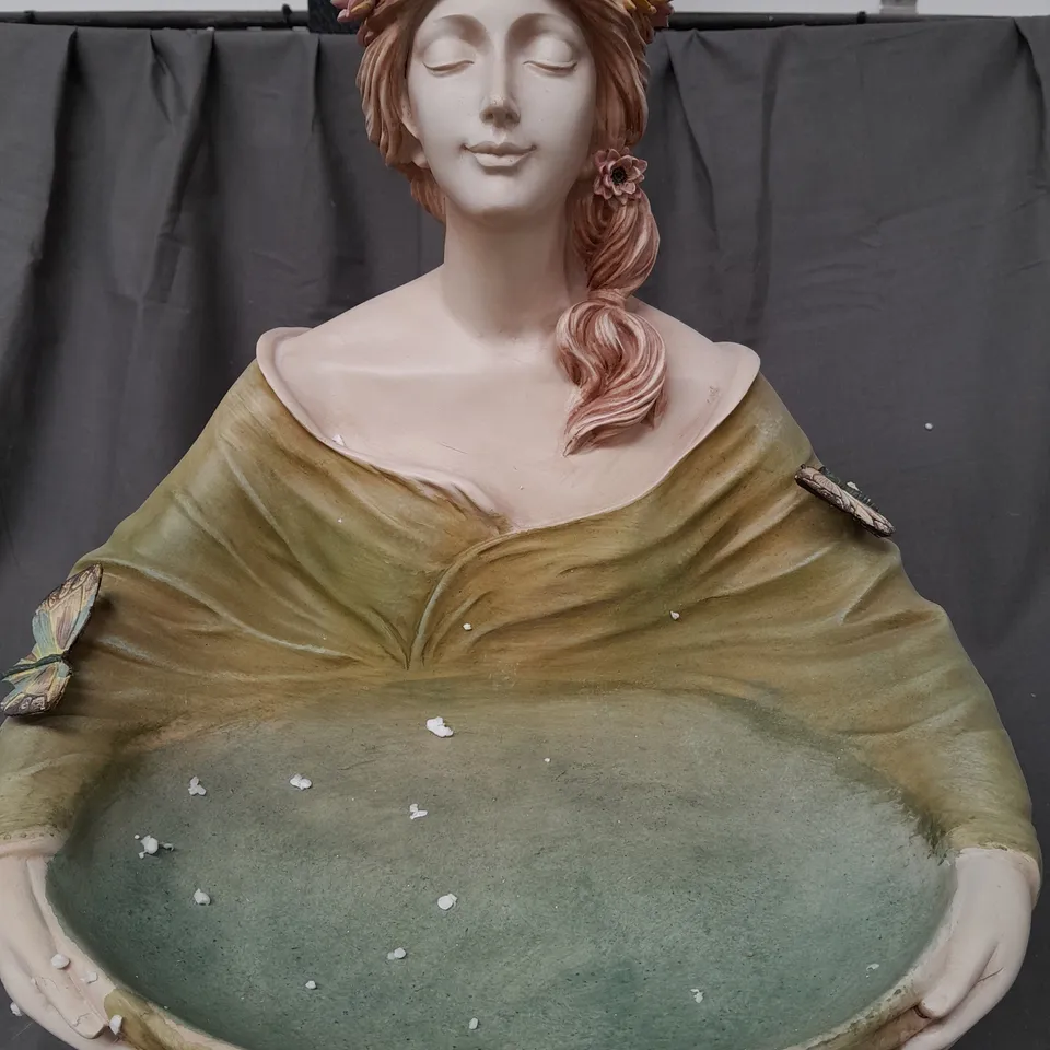 BOXED MY GARDEN STORIES FAIRY QUEEN BIRD BATH - COLLECTION ONLY