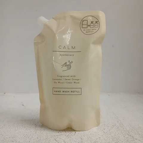 SET OF APPROXIMATELY 12 CALM APOTHECARY HAND WASH REFILL (520ML)