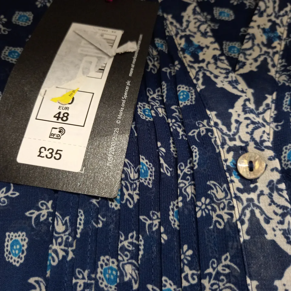 PER UNA BLUE BLOUSE - 20