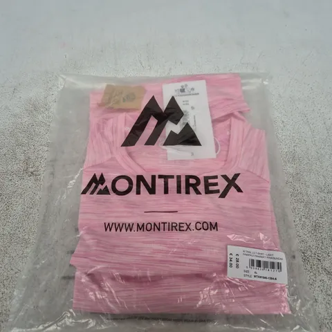 MONTIREX W TRAIL 2.0 T-SHIRT – LIGHT PINK, XL