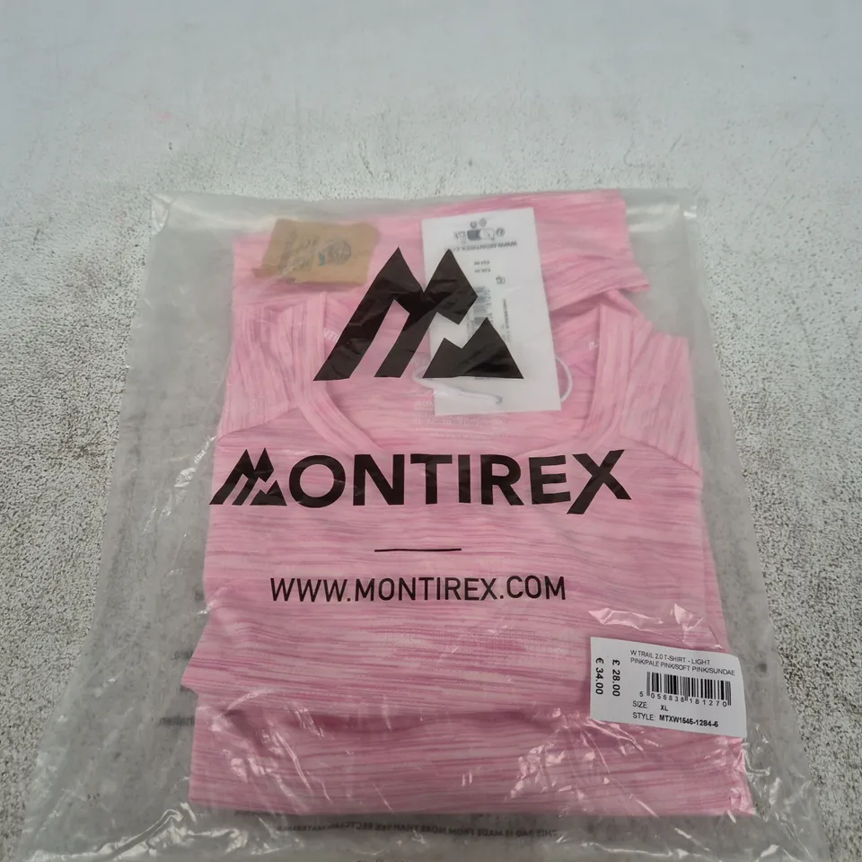 MONTIREX W TRAIL 2.0 T-SHIRT – LIGHT PINK, XL