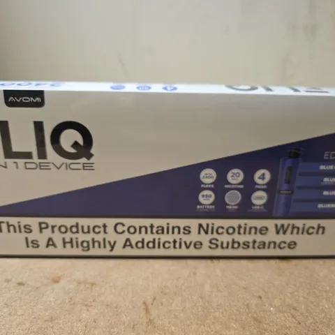 SEALED AVOMI FLIQ 4-IN-1 VAPE KIT – BLUE EDITION 