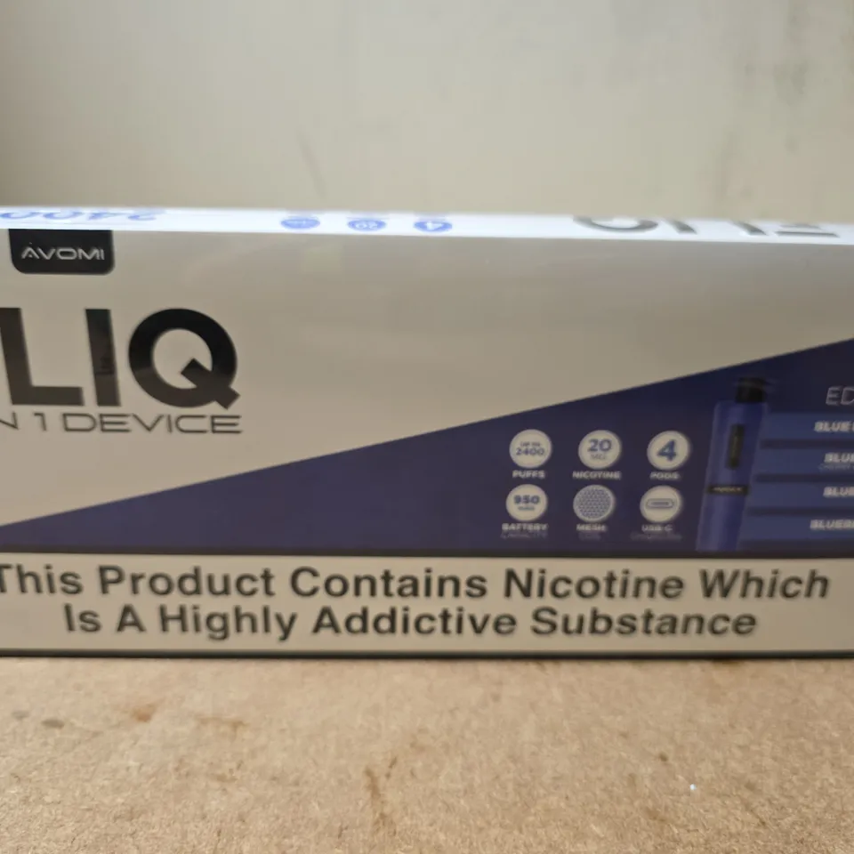 SEALED AVOMI FLIQ 4-IN-1 VAPE KIT – BLUE EDITION
