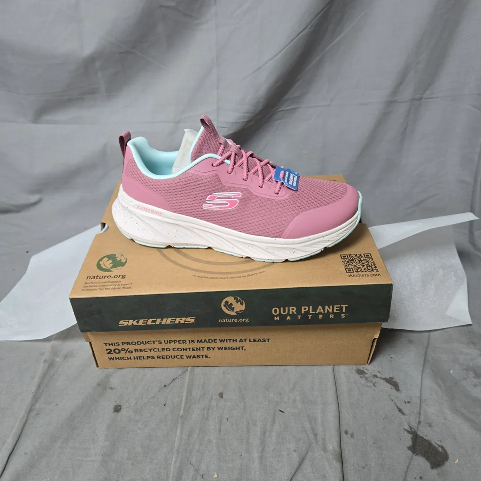 SKECHERS EDGERIDE PINK HANDS FREE SLIP ON'S UK SIZE 6